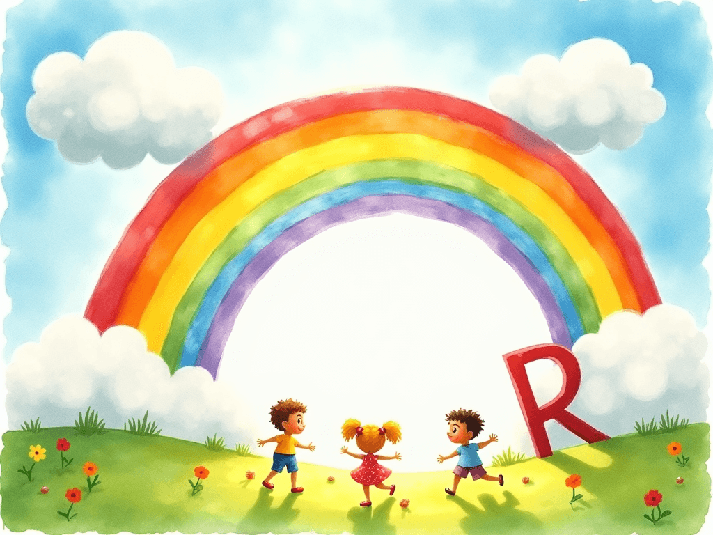 Exploring the Letter R: Adventures with Rainbow | TinyTraverse